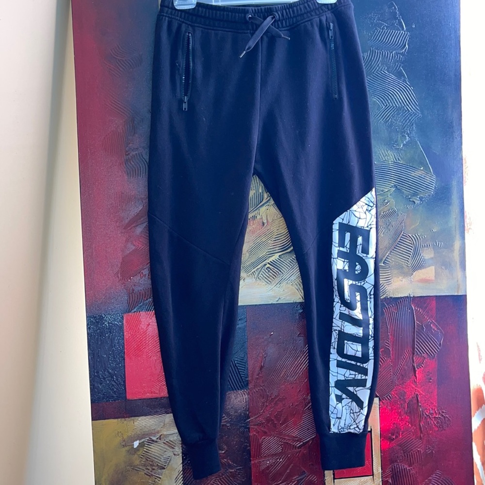 H&M | Boys Black Graphic Print Sweatpants